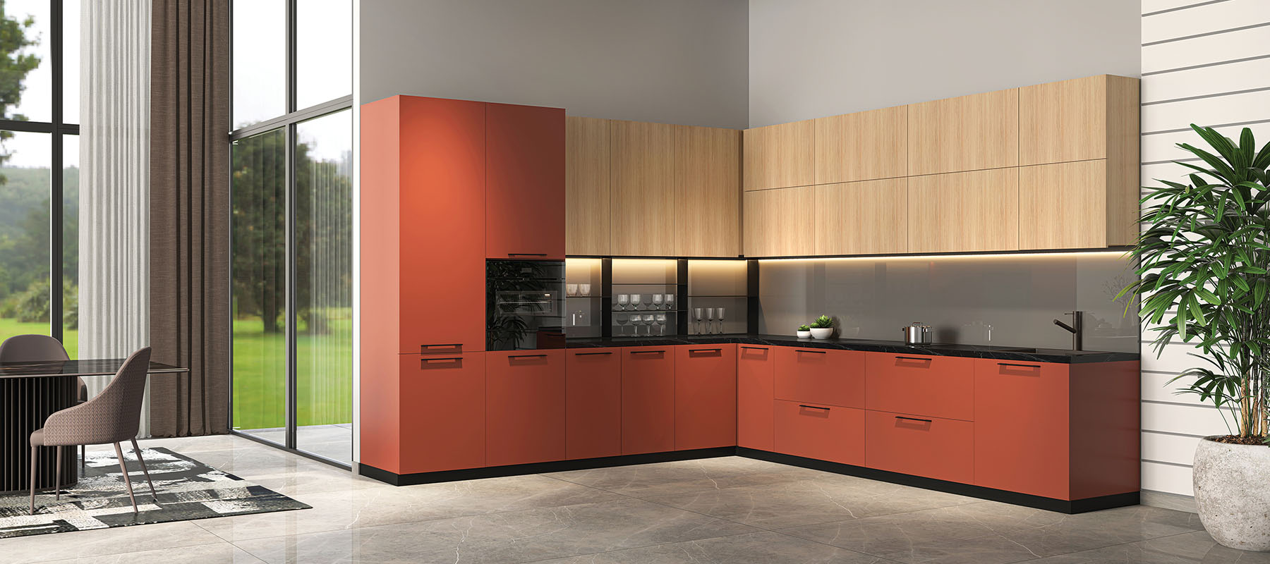 L Shape Kitchens